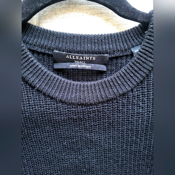 All Saints Merino Wool Knit Sweater Dress Size Small - Picture 5 of 6